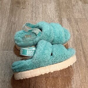 UGG OH FLUFFITA SLINGBACK TIDE POOL SANDAL SIZE 7